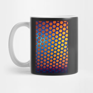 Metalic backlit shinny background Mug